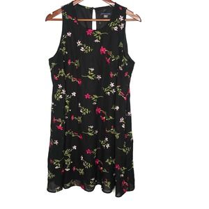 Tommy Hilfiger plus size black floral dress